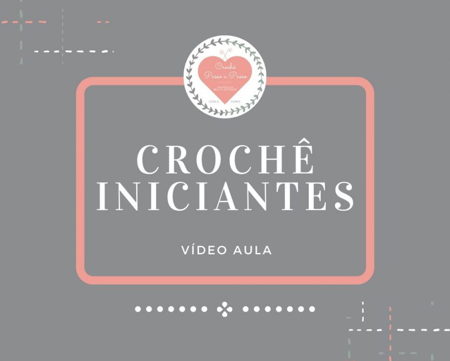 vídeo aula como fazer ponto alto em crochê